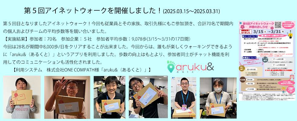 第５回アイネットウォーク